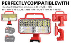 4200LM LED 18V Light for Milwaukee M18 Battery