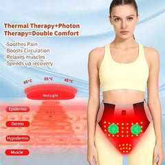 Red Light Heating Women’s Waist Support & Abdominal Massager – Warm Therapy Underwear