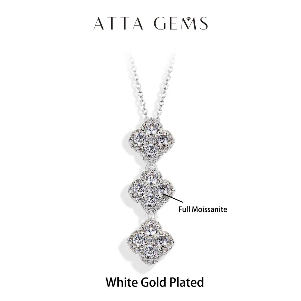 Full D Color Moissanite Pendant Necklace