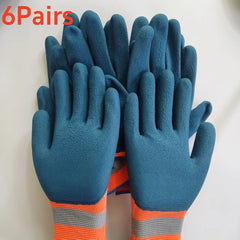 6 Pairs Work Gloves Anti-Slip by Snagg A Gloves