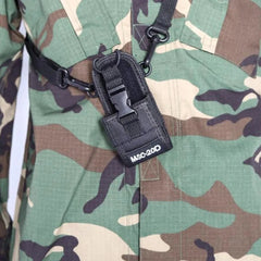Walkie Talkie Holder Pouch Bag Case with Adajustable Shoulder Strap