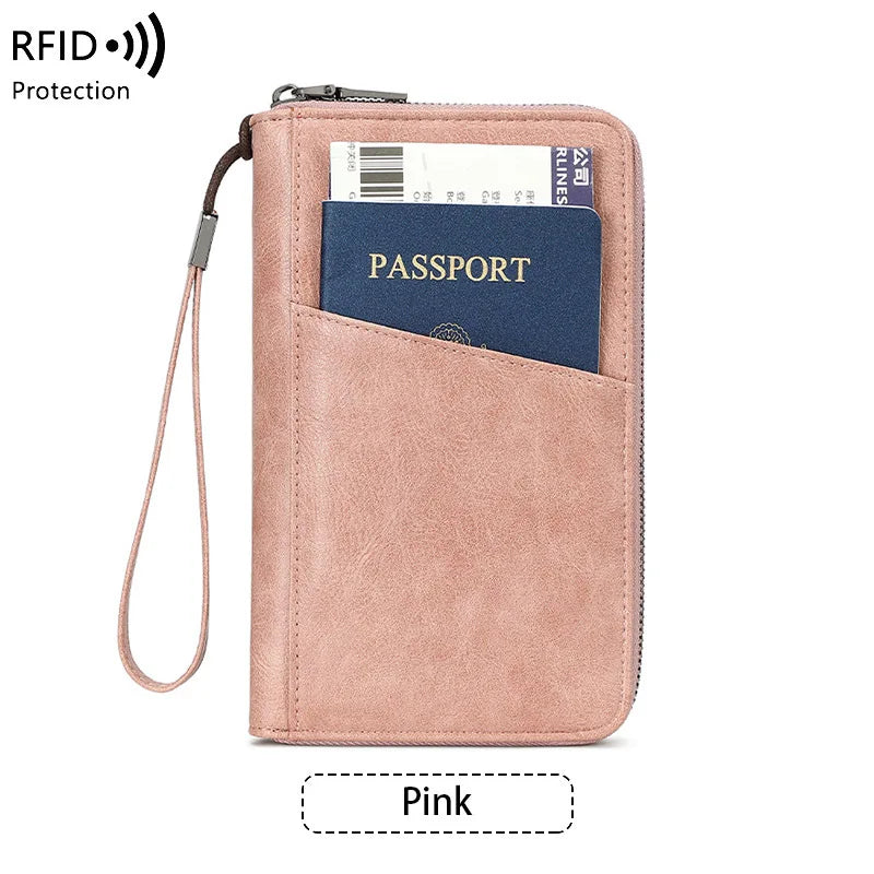 Travel Passport Clip Wallet