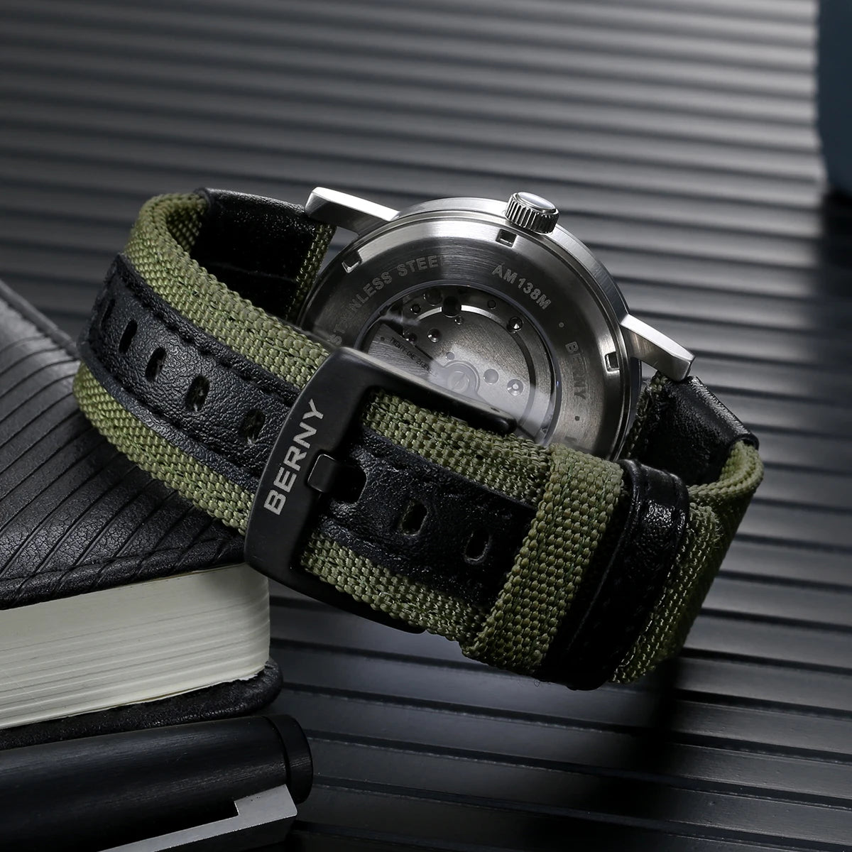 BERNY Swiss Railroad Automatic Watch