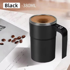 USB Rechargeable Magnetic Coffee Mug Self Mixing 380ml Home by Snagg A Cup