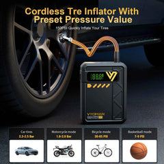 12V car jump starter with tyre inflator – image 3