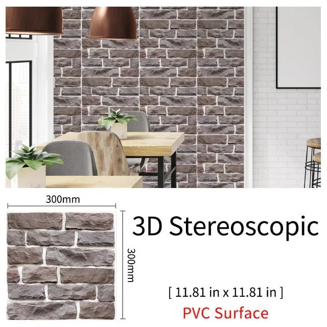 Imitation Brick & Cobblestone Wall Stickers by Snagg A Wall Sticker