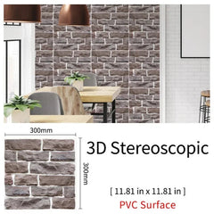 Imitation Brick & Cobblestone Wall Stickers by Snagg A Wall Sticker
