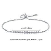 D VVS1 Moissanite Tennis Bracelet - SnaggIt