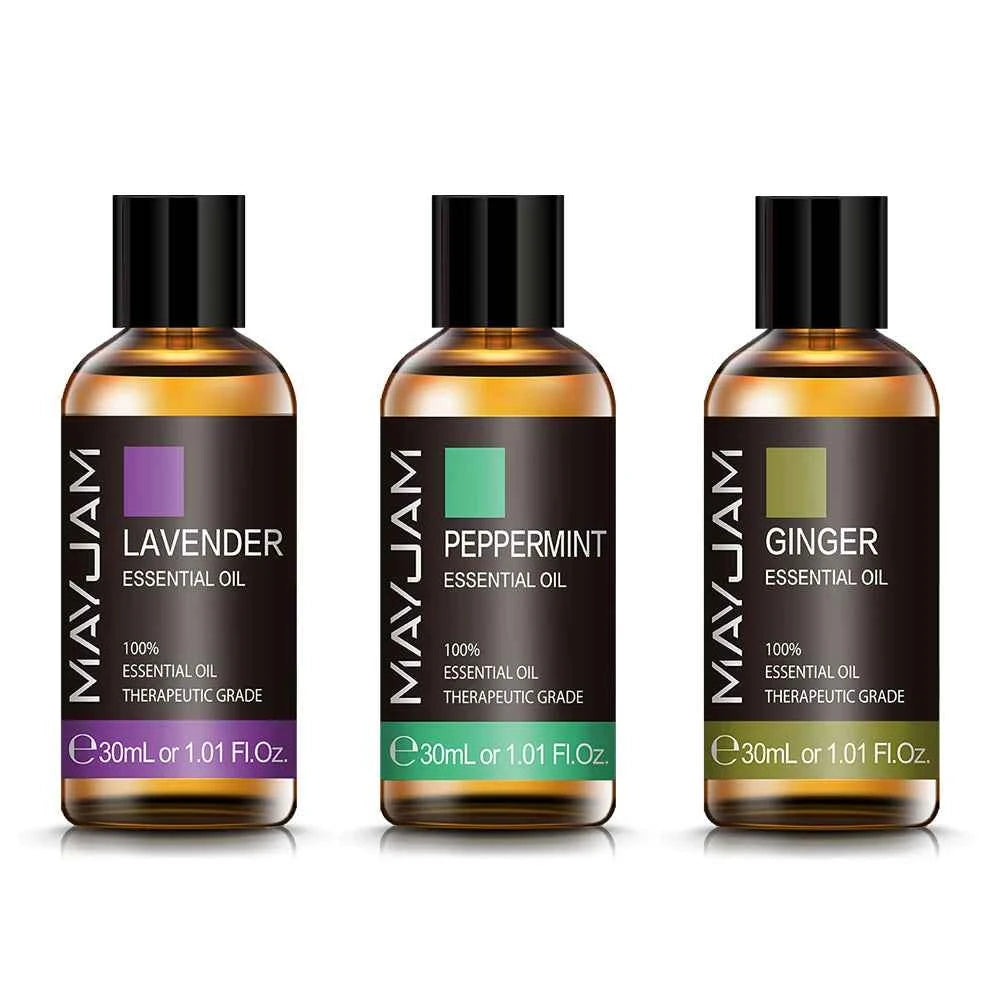 Professional Botanical 3 Piece Essential Oil Collections – 100% Pure Plant Extracts in 10ml & 30ml Configurations