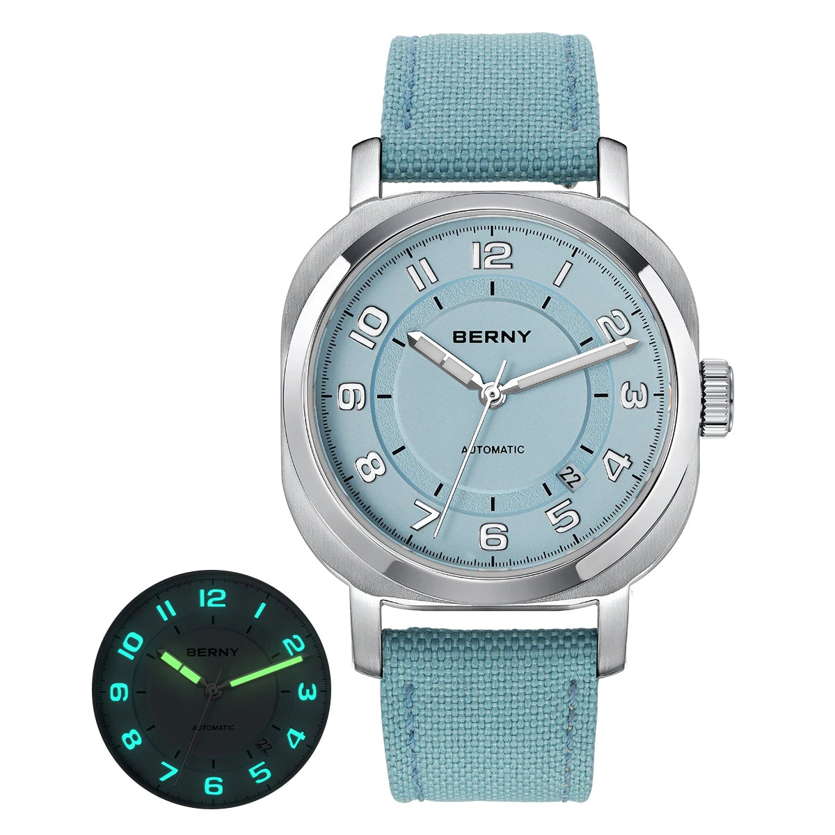 BERNY Mechanical Cushion Watch