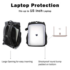 DSLR Camera Backpack with Tripod Holder – Waterproof Photographer Backpack Fits 15" Laptop (36–55L)