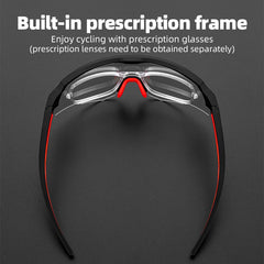 Cycling Glasses – Photochromic UV400 Half-Frame Performance Eyewear