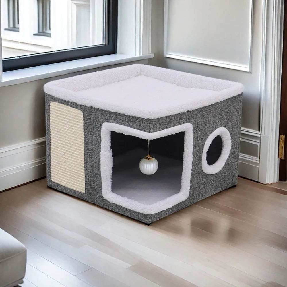 4-Season Multi-Level Cat House - SnaggIt