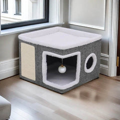 4-Season Multi-Level Cat House - SnaggIt