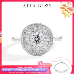 0.5ct Full Moissanite Ring