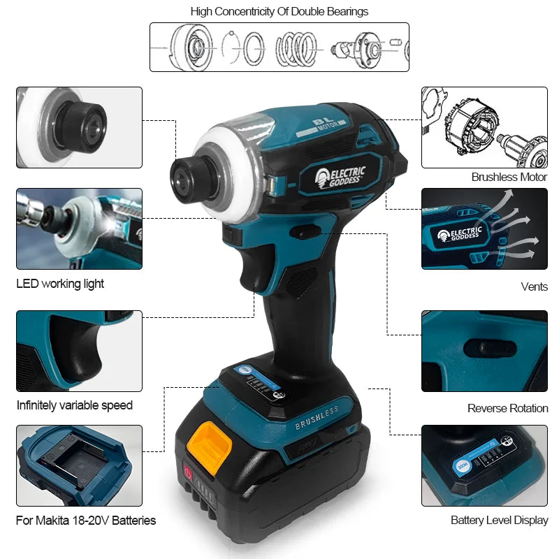 Brushless Cordless Impact Driver