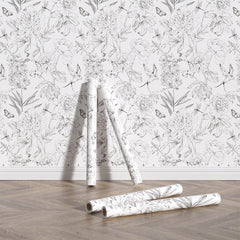 Floral Modern Waterproof Wallpaper by Snagg A Wallpaper