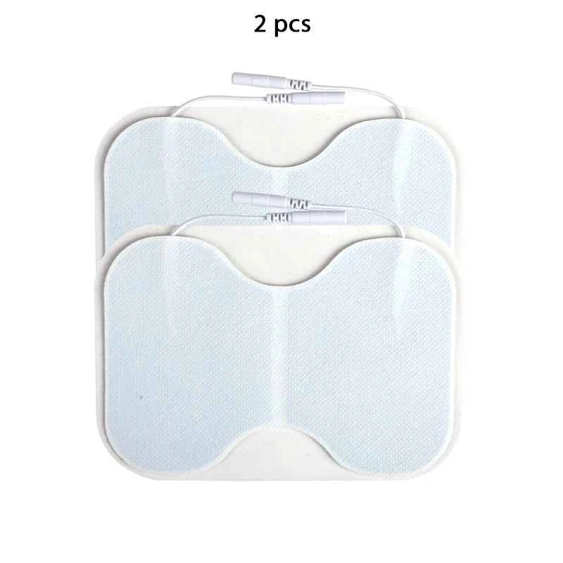 Replacement TENS Electrode Pads – Large Coverage Muscle Stimulator Stickers (2.0mm Plug)