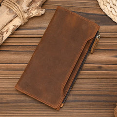 Genuine Leather Long Wallet