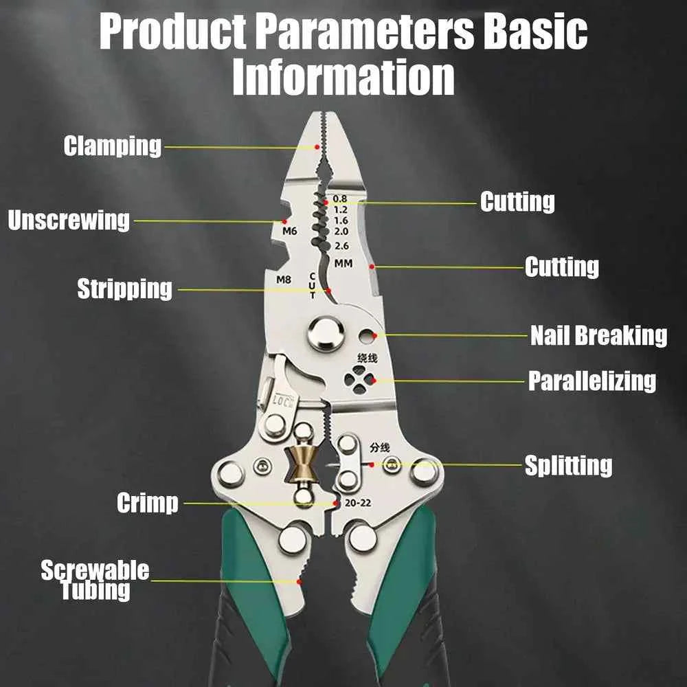 Multi Function Wire Stripper & Cable Cutter