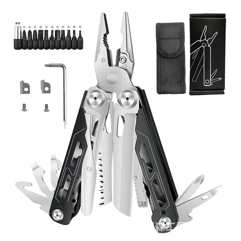28-in-1 Stainless Steel Camping Multitool