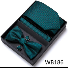 Men’s Luxury Tie & Bow Set - WB186 - Others In Fashion
