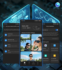 W610 AI Smart Glasses – 8MP HD Camera with 100+ Language Translation