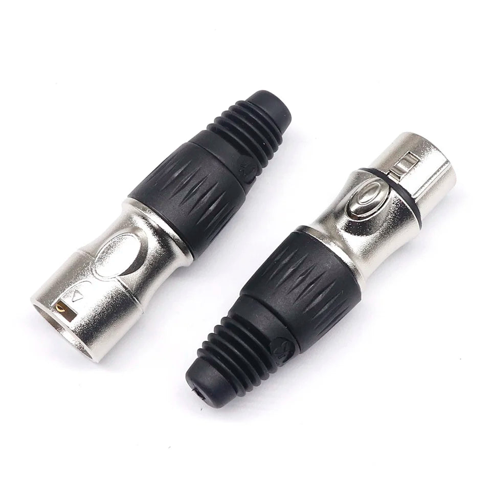 20 Pack XLR 3 Pin Microphone Connectors by Snagg A Cable Plug