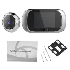 2.8″ Video Doorbell Peephole Camera – 90° Wide-Angle Digital Viewer with Motion Detection by Snagg A Doorbell Camera