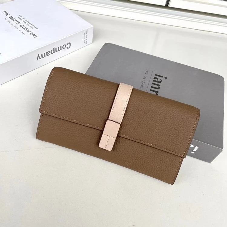 Luxury Genuine Leather Long Wallet