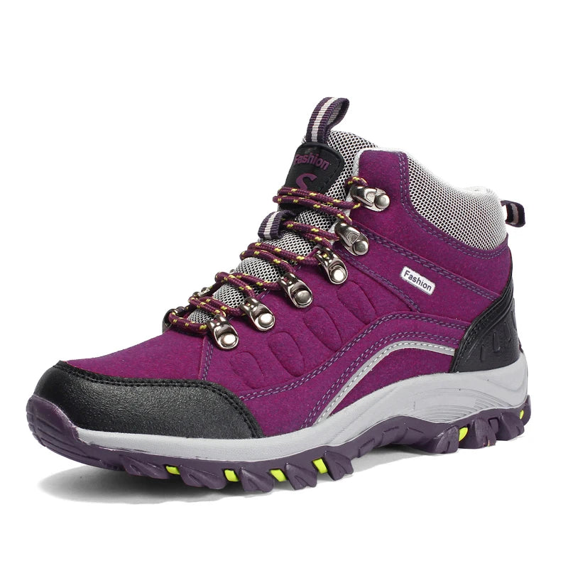 Unisex high-top suede leather hiking shoe – image 12
