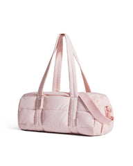 Women's Quilted Gym & Travel Duffle Bag – Yoga Mat Carrier with Wet & Dry Pocket for Sport & Weekend (18L)