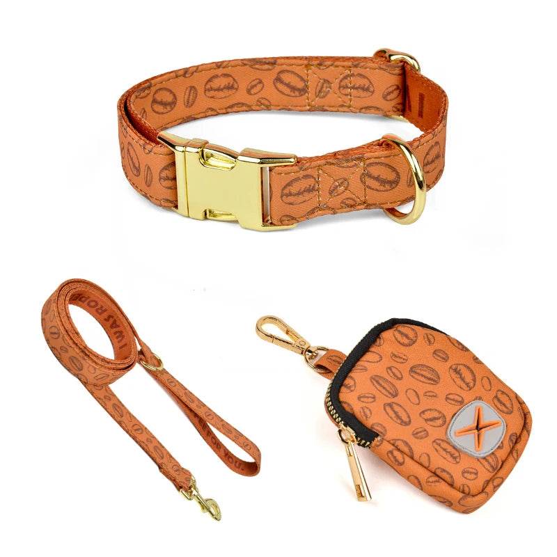 Adjustable Dog Collar & Leash Set with Waste Bag - SnaggIt