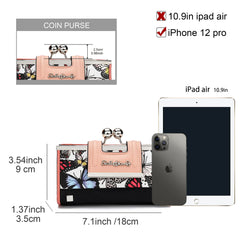 Women’s Floral Leather Long Wallet
