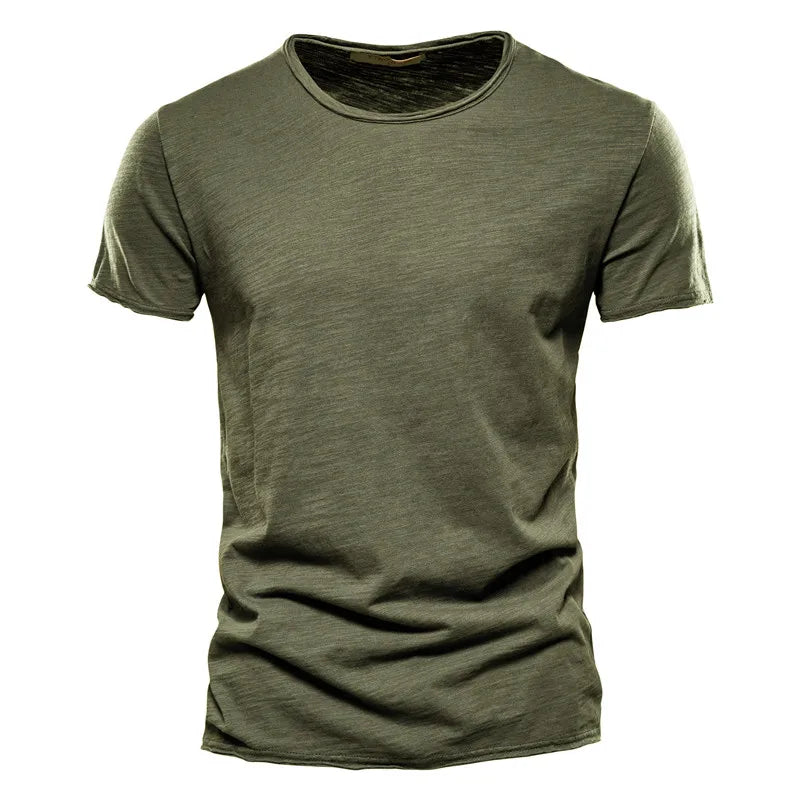 100% Cotton Daily Tee | Lightweight Summer Fitness & Leisure Top
