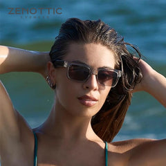 Retro Rectangle Polarized Sunglasses by Snagg It Sunglasses