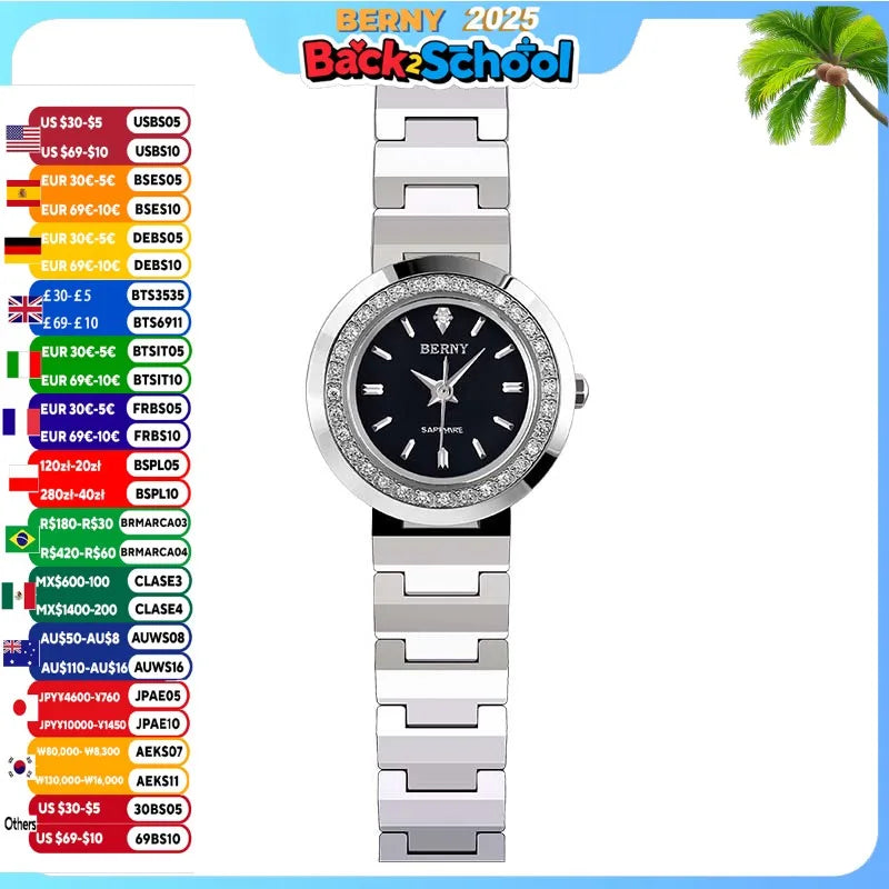 BERNY 2301L Women’s Quartz Wristwatch