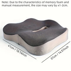 Memory Foam Seat Cushion – Ergonomic 3D Support by Snagg A Cushion