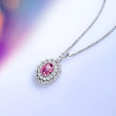 2ct Moissanite Ring & Necklace Set