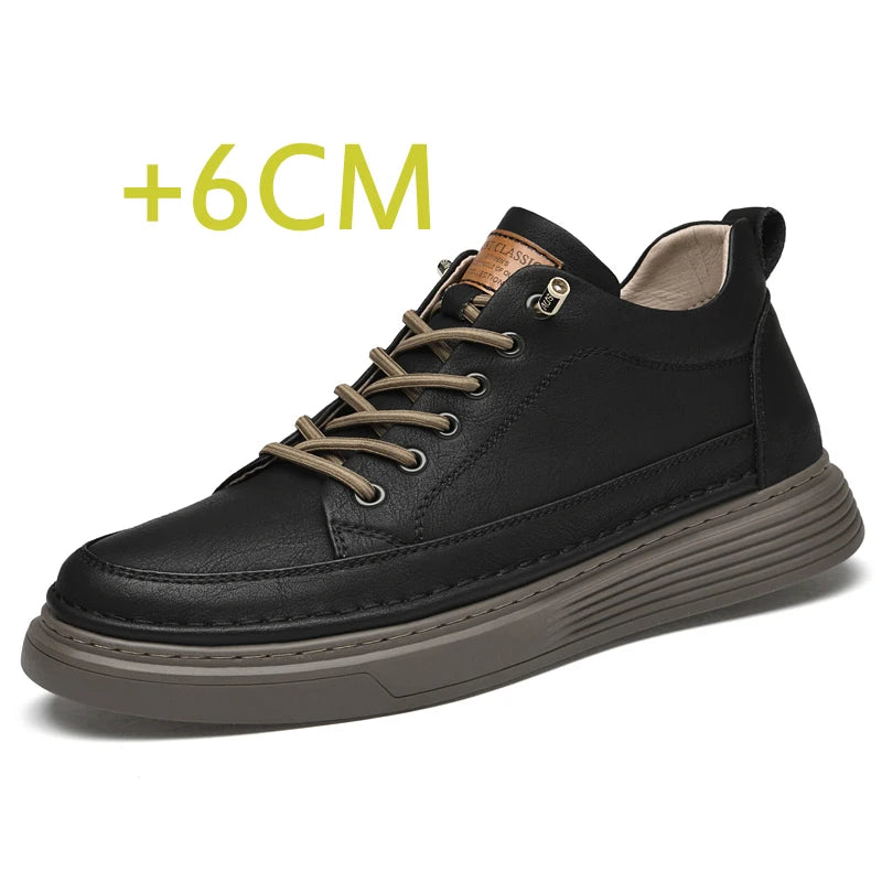 High-Quality Men’s Elevator Sneakers – 6cm Hidden Height Boost by Snagg A Shoes