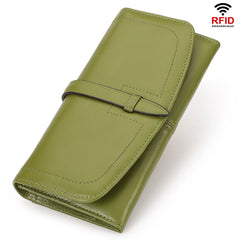 Genuine Leather RFID Long Wallet by Snagg It Wallet