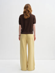 Autumn 2025 Floral Knit Casual Blouse