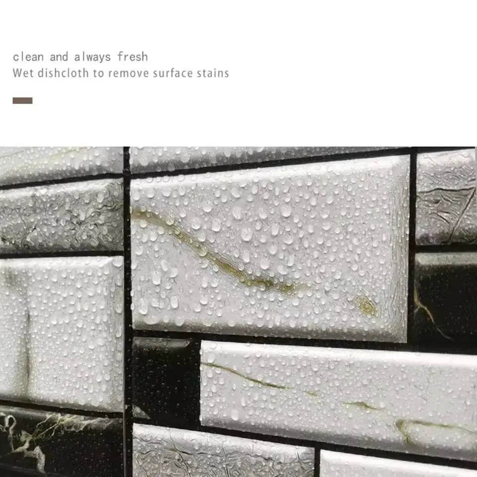 3D Self-Adhesive Brick Wall Stickers - SnaggIt