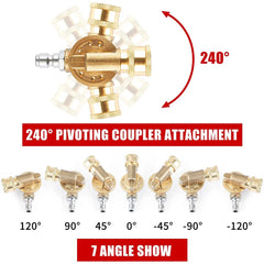 4000 PSI Spray Gun with Nozzles & Foam Lance Kit by Snagg A Foam Cannon