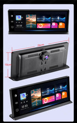 11.3" 4K Dash Cam – Rearview Camera DVR with CarPlay, Android Auto & GPS Navigation by Snagg A Car DVR