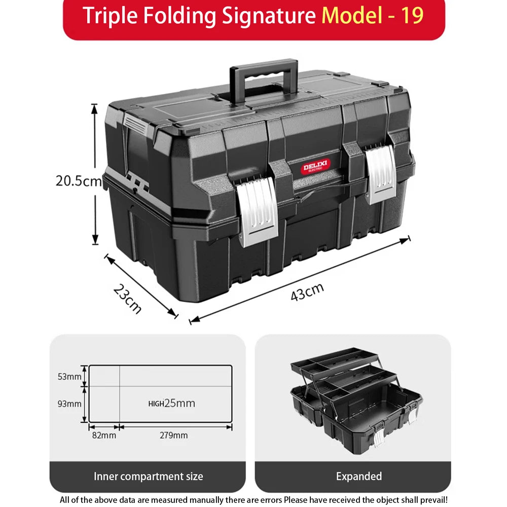 Multi-Layer Folding Tool Box