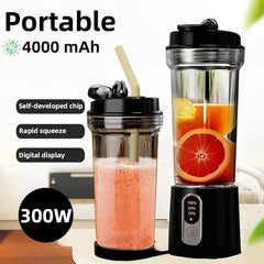 Portable High Power Juicer 4000mAh Battery For Home Use by Snagg A Blender