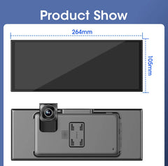 11.26" 4K Car DVR – Portable Dash Cam with Wireless CarPlay, Android Auto & 5G WiFi Navigation by Snagg A Car DVR