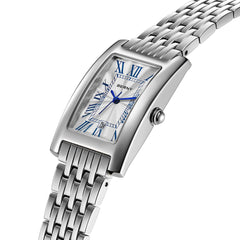 BERNY Square Quartz Watch for Women – Roman Numerals & Date Display