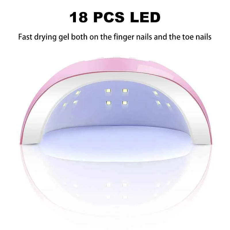 Ultimate Professional 10 Color Gel Polish & Poly Extension Kit – High-Power UV/LED System with Electric Nail Drill